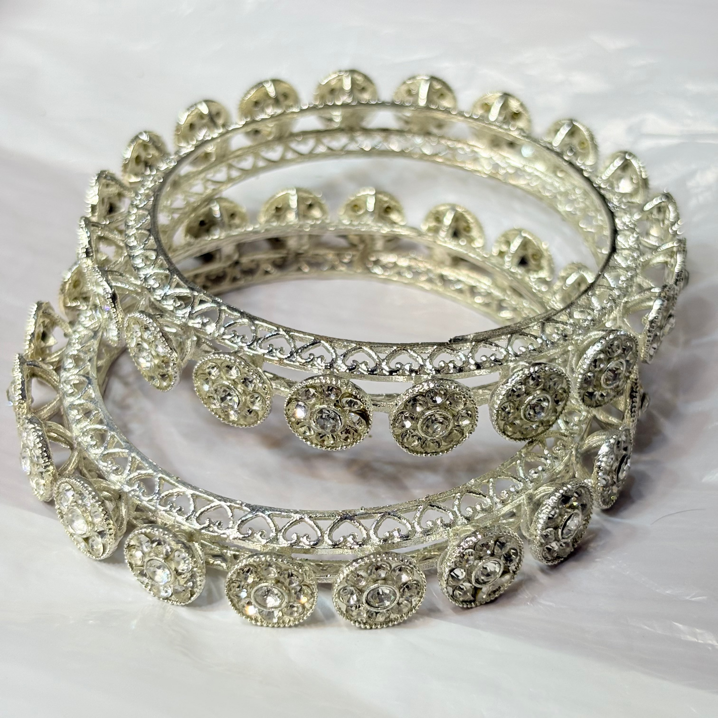 Shining Petal Majesty Kada 👑✨ pack of 2